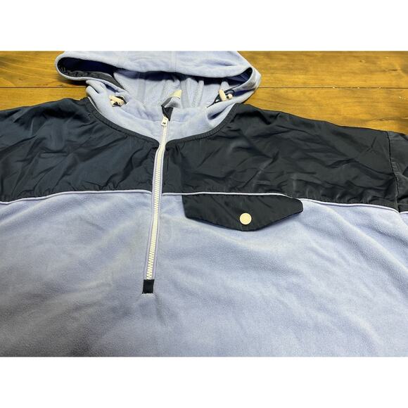 Athleta Zion Micro Fleece 1/2 Zip Victorian Periwinkle Size Women's Large - Picture 5 of 13